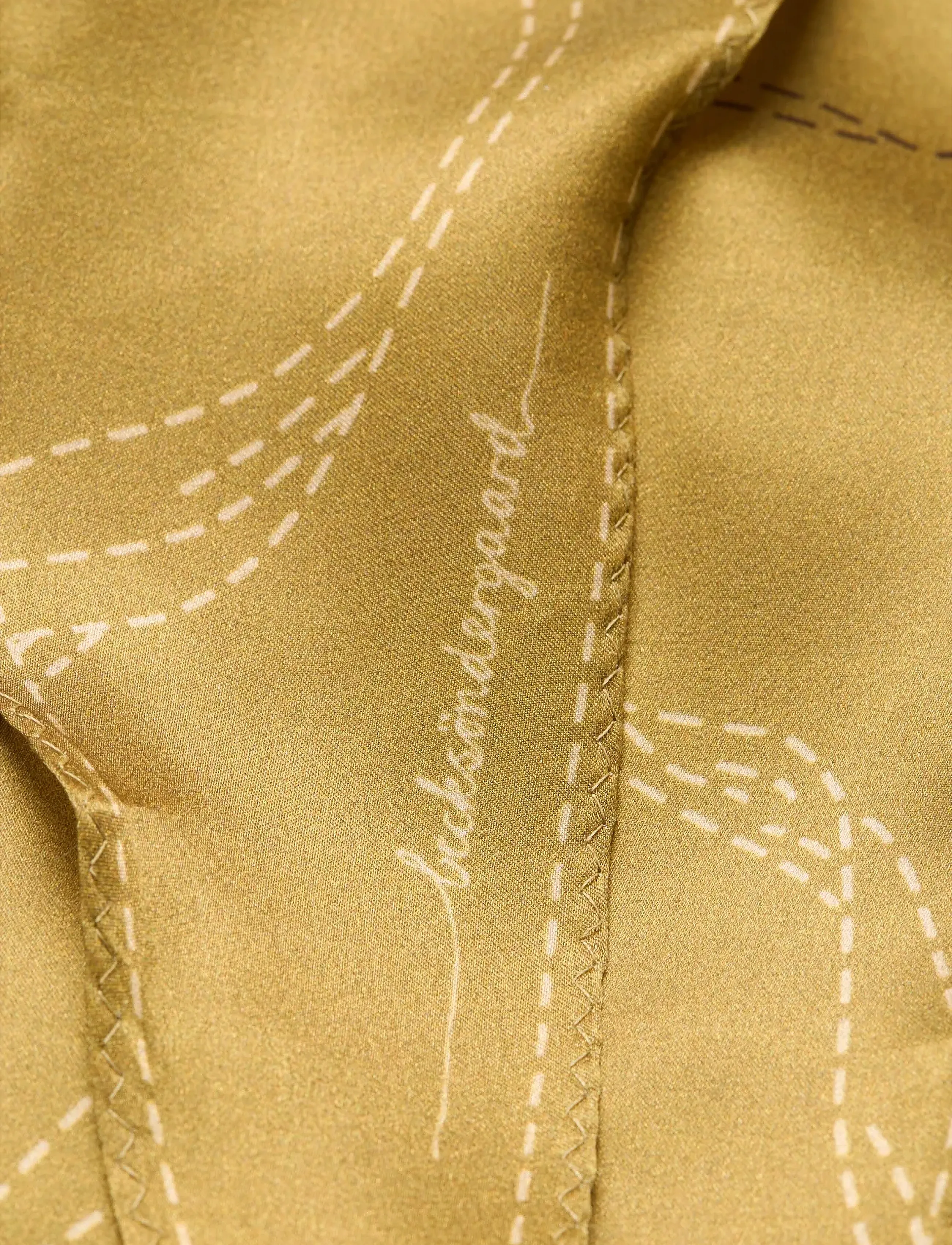 Becksöndergaard - Stitchia Diamond Scarf - szaliki - khaki green - 2