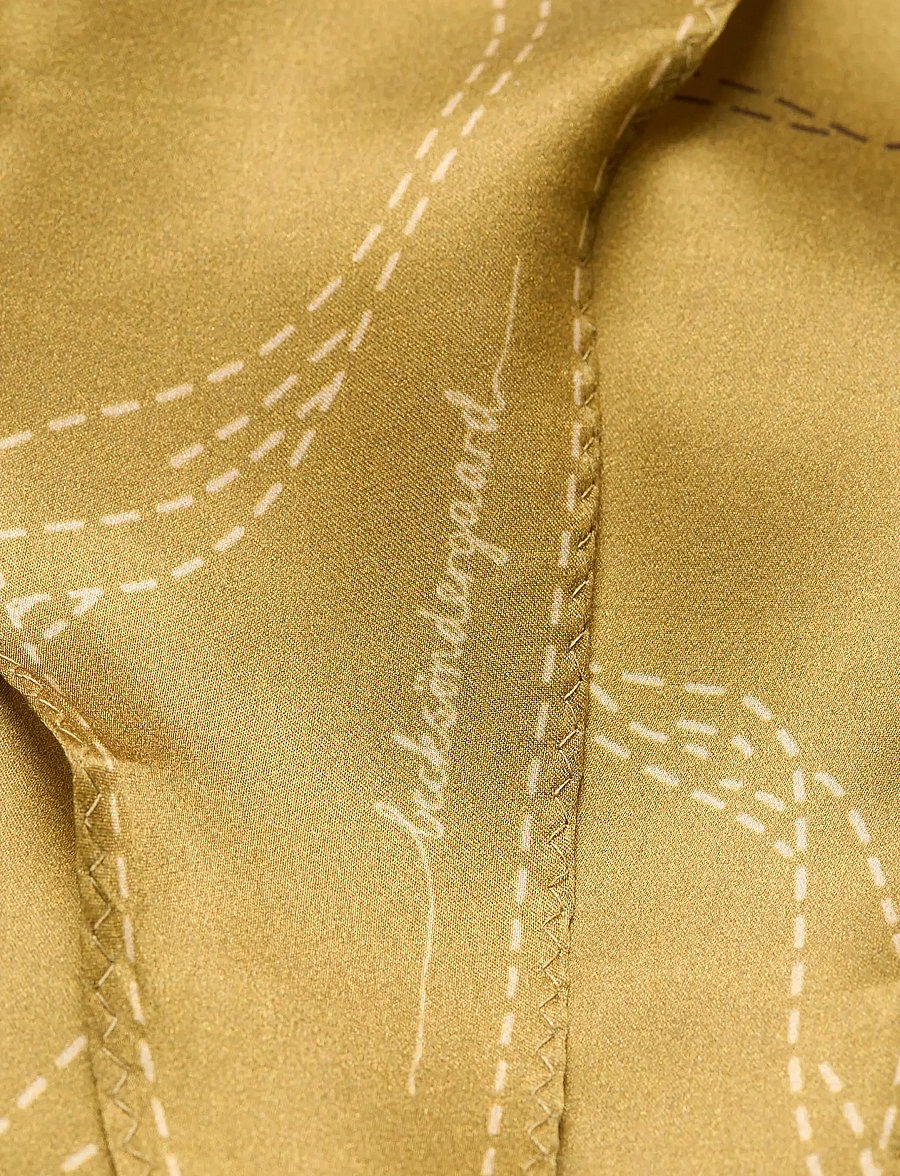 Becksöndergaard - Stitchia Diamond Scarf - kerged sallid - khaki green - 2