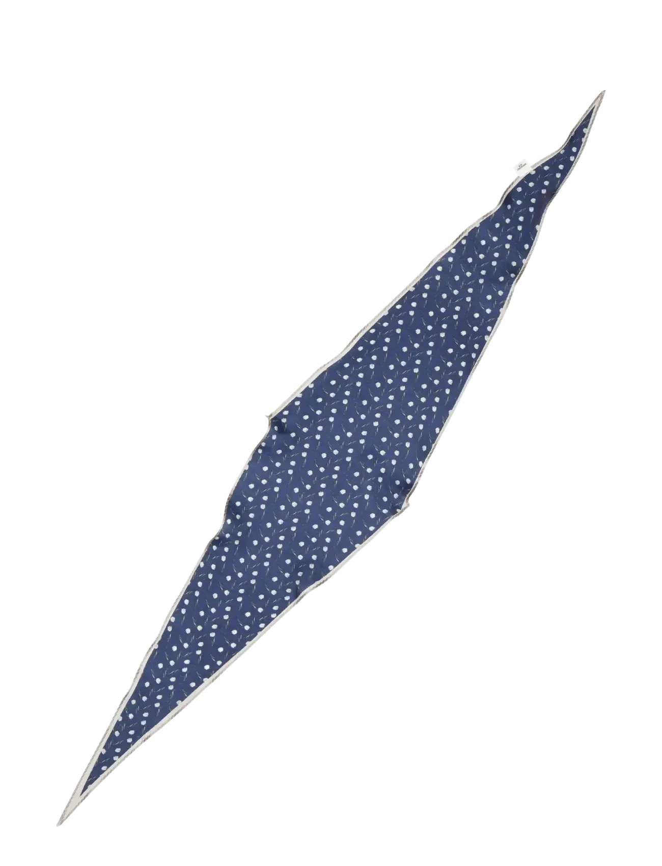 Becksöndergaard Hearta Tulip Diamond Scarf - Transitional Layering - NAVY BLUE / navy