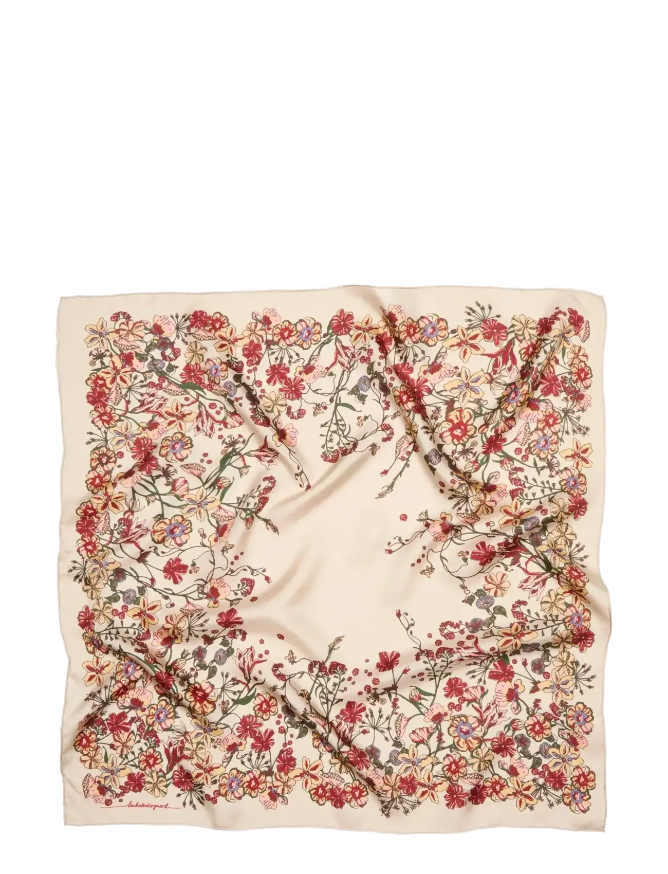 Becksöndergaard Floralia Sia Scarf - Aksessuaarid - MULTI COL. / beige