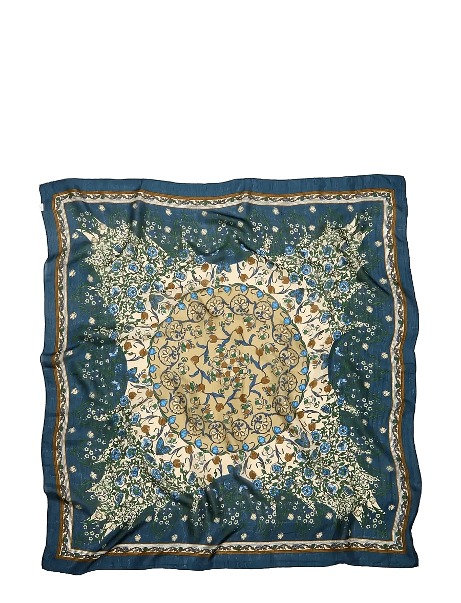 Becksöndergaard - Gardenparty Taby Sia Scarf - kerged sallid - mediteal green - 0