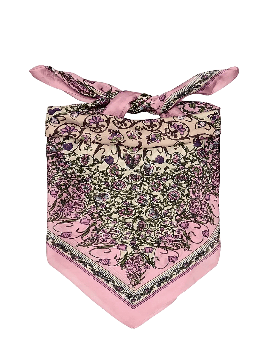 Becksöndergaard - Gardenparty Taby Sia Scarf - tynde tørklæder - peony pink - 1