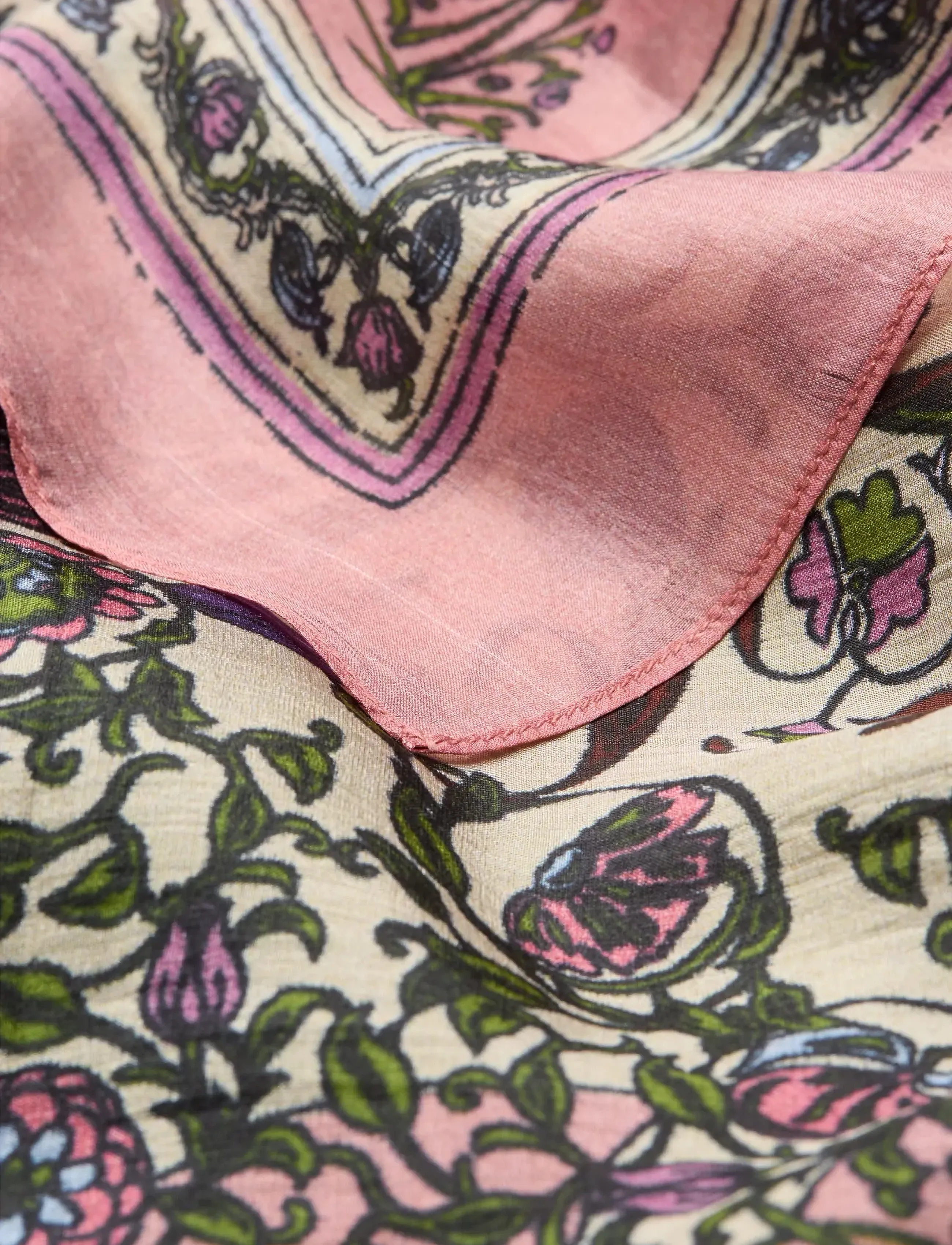 Becksöndergaard - Gardenparty Taby Sia Scarf - lightweight scarves - peony pink - 2