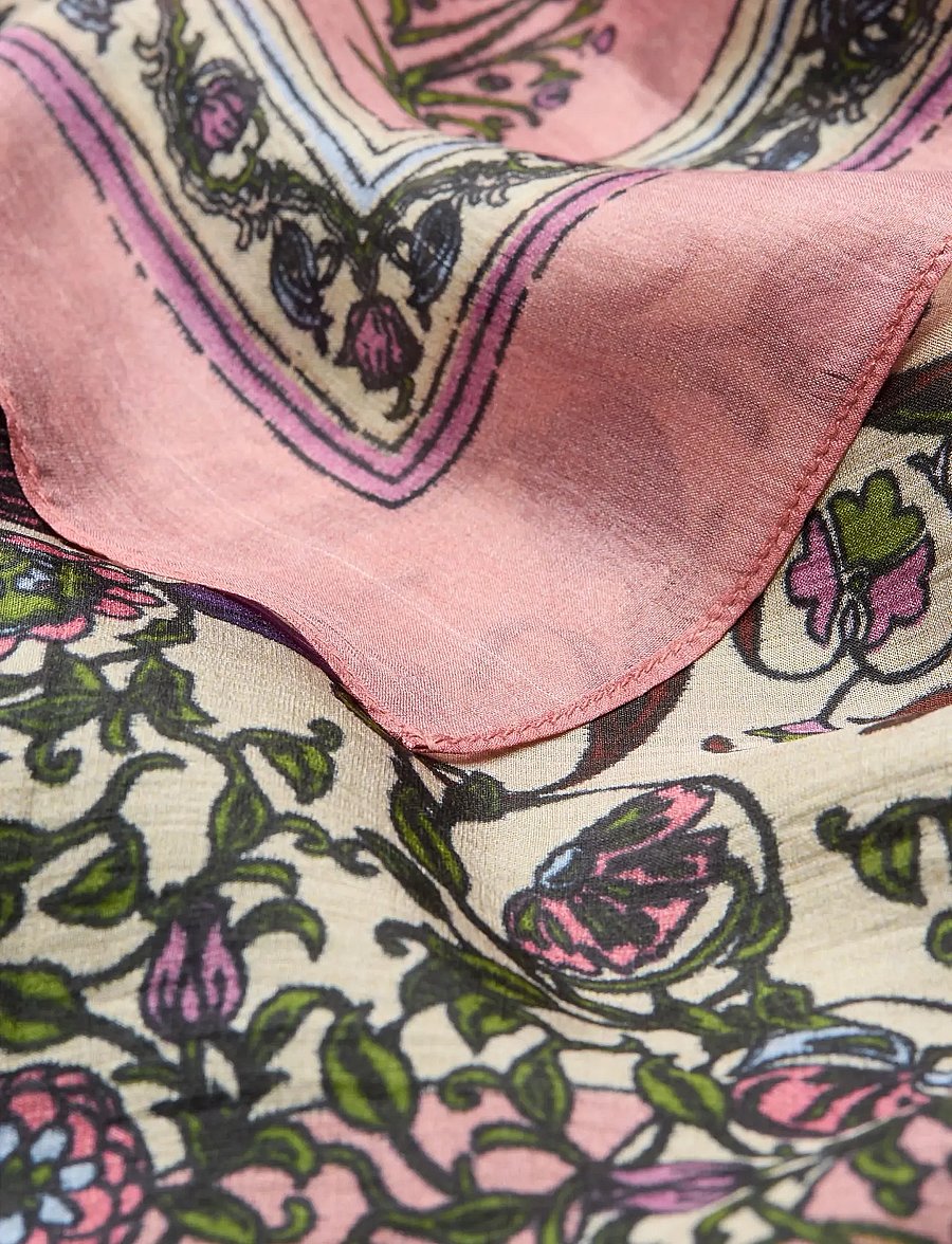 Becksöndergaard - Gardenparty Taby Sia Scarf - tynde tørklæder - peony pink - 2