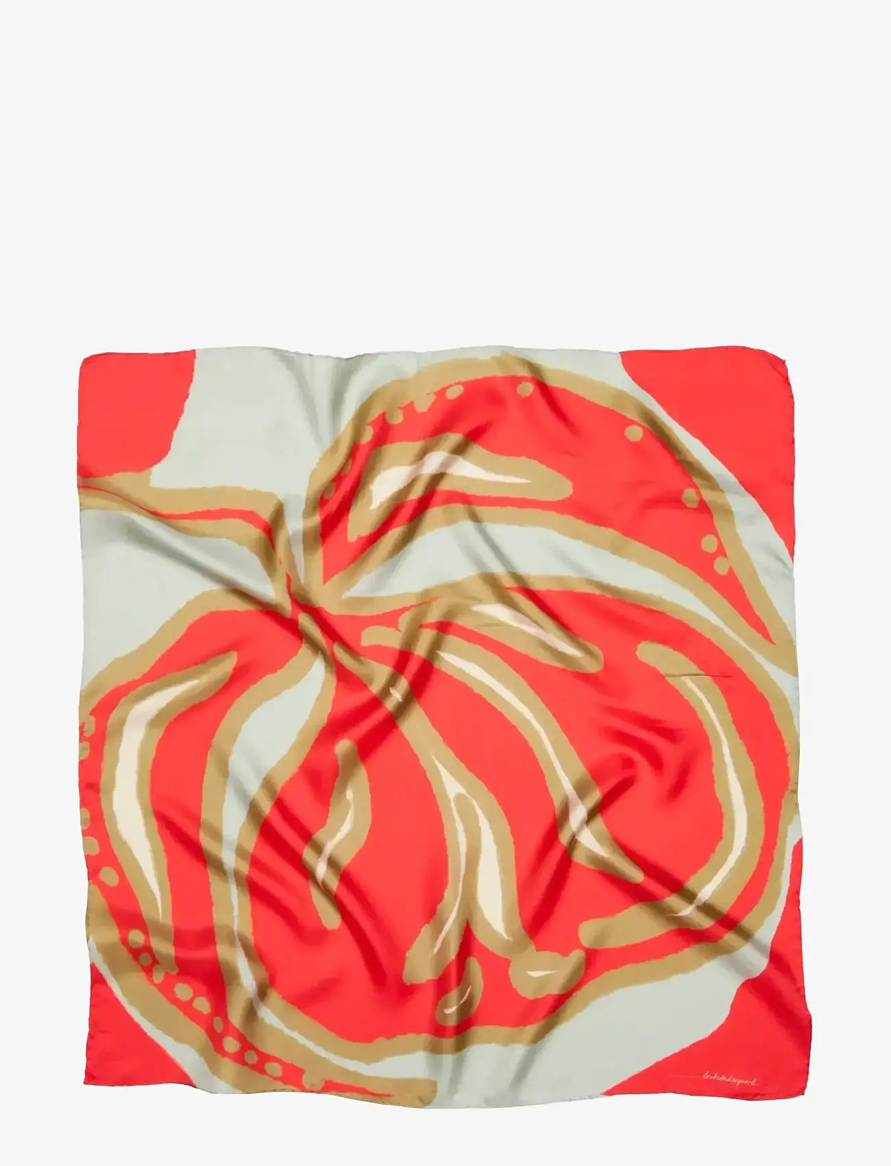 Becksöndergaard - Graphiflora Sia Scarf - grenadine red - 0