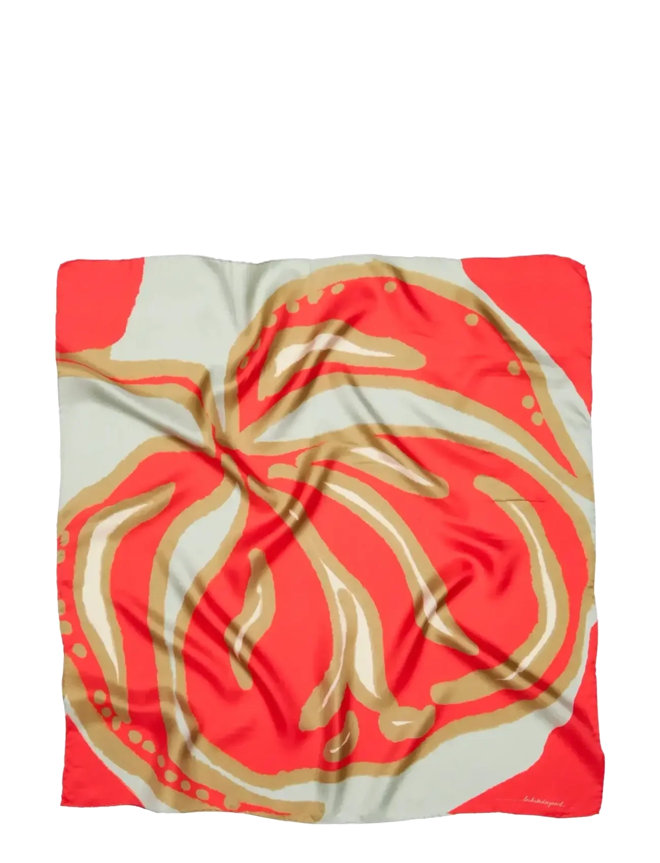 Becksöndergaard Graphiflora Sia Scarf - Schals - GRENADINE RED / red