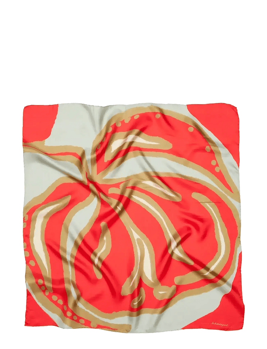 Becksöndergaard - Graphiflora Sia Scarf - grenadine red - 0