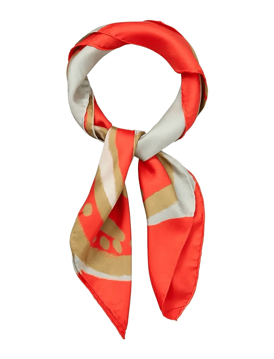 Becksöndergaard - Graphiflora Sia Scarf - grenadine red - 1