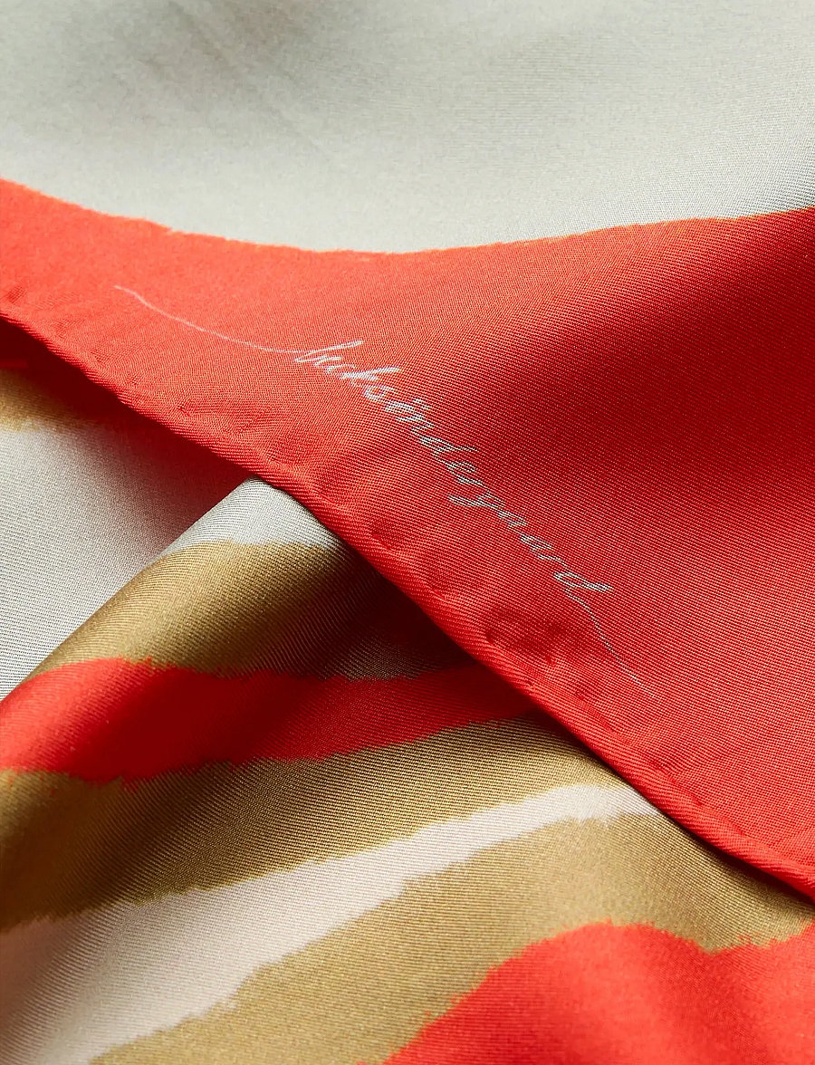 Becksöndergaard - Graphiflora Sia Scarf - grenadine red - 2
