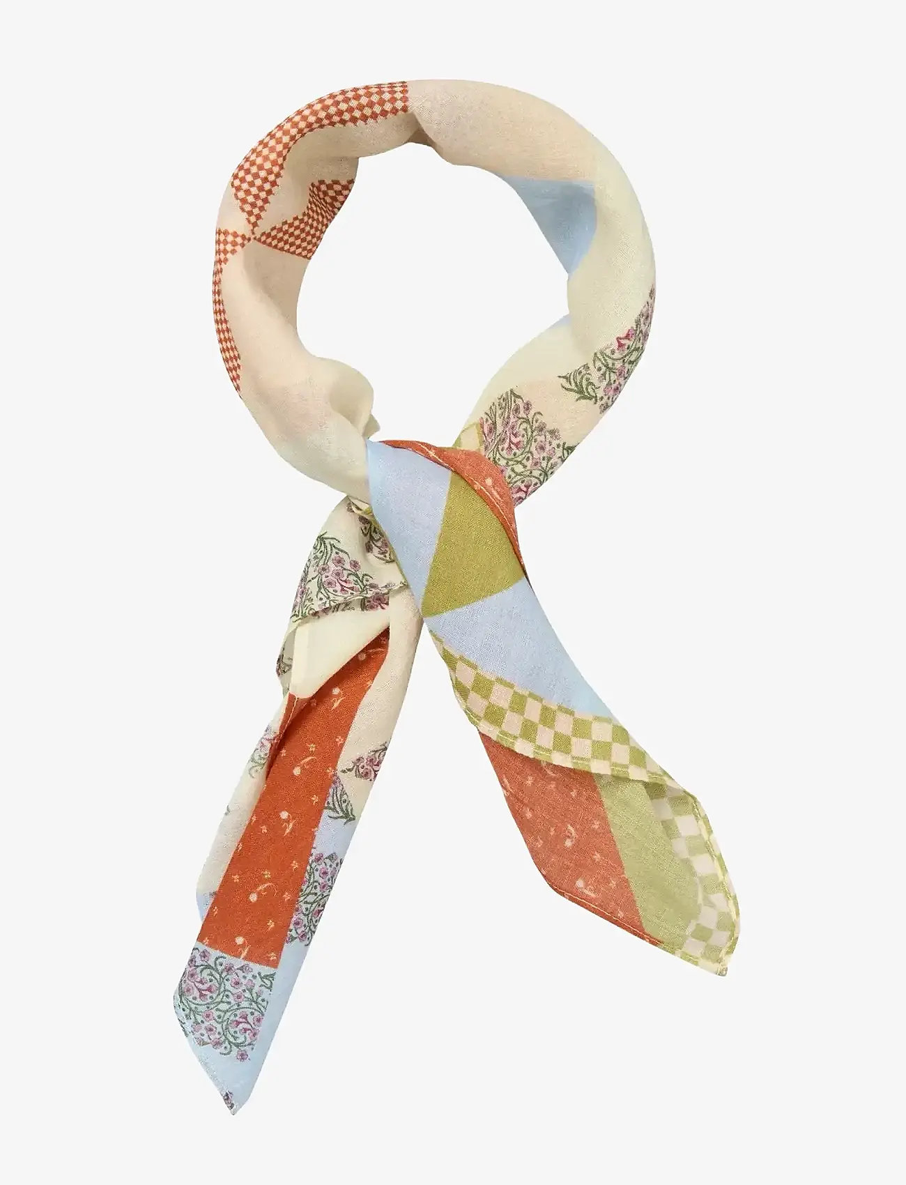 Becksöndergaard - Quilta Cotta Scarf - sjalar - khaki green - 2