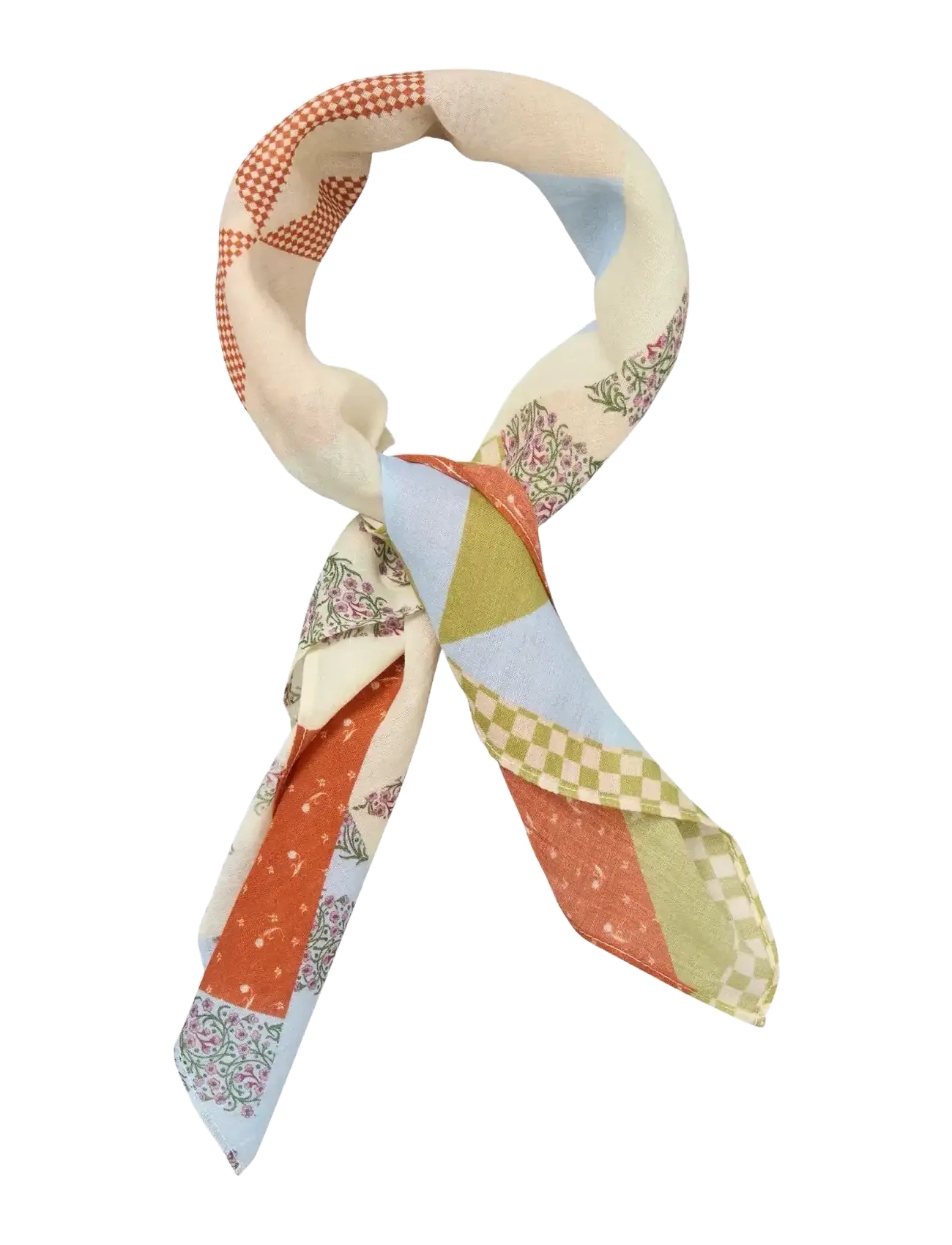 Becksöndergaard - Quilta Cotta Scarf - modetrends - khaki green - 2