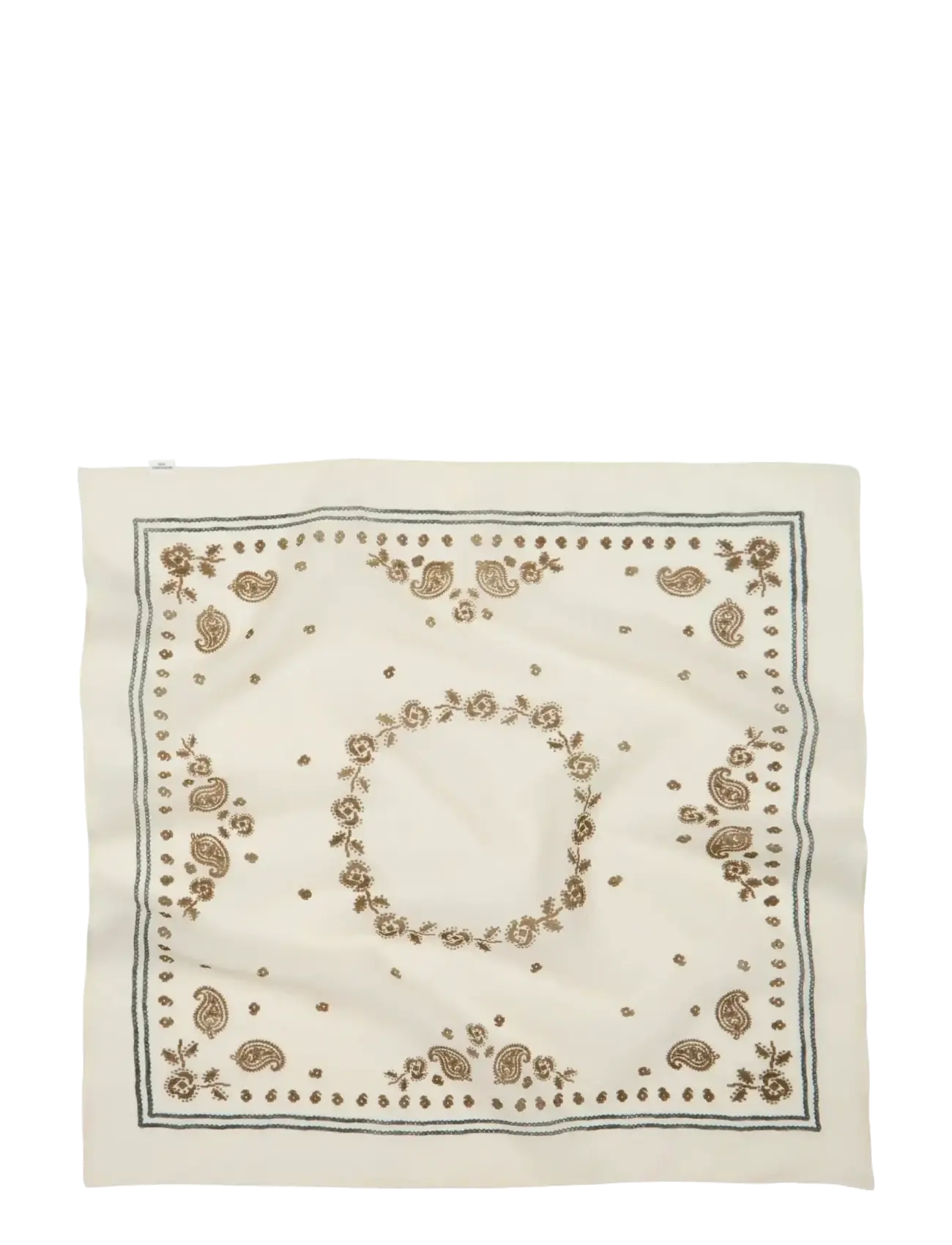 Becksöndergaard Bloom Paisley Cotta Scarf - Kampagne - BIRCH WHITE / cream