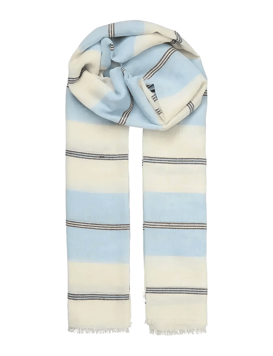 Becksöndergaard - Wovelia Cowea Scarf - winterschals - skyway blue - 1