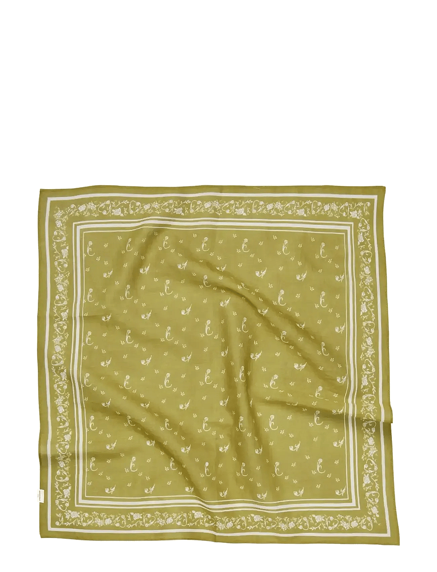 Becksöndergaard - Tulipa Cotta Scarf - sjalar - khaki green - 0