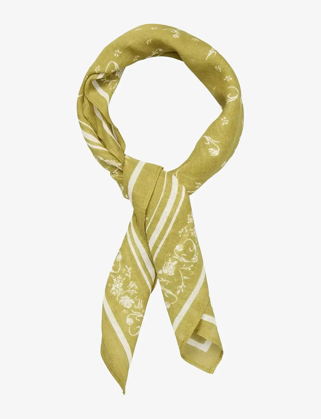 Becksöndergaard - Tulipa Cotta Scarf - modetrends - khaki green - 1