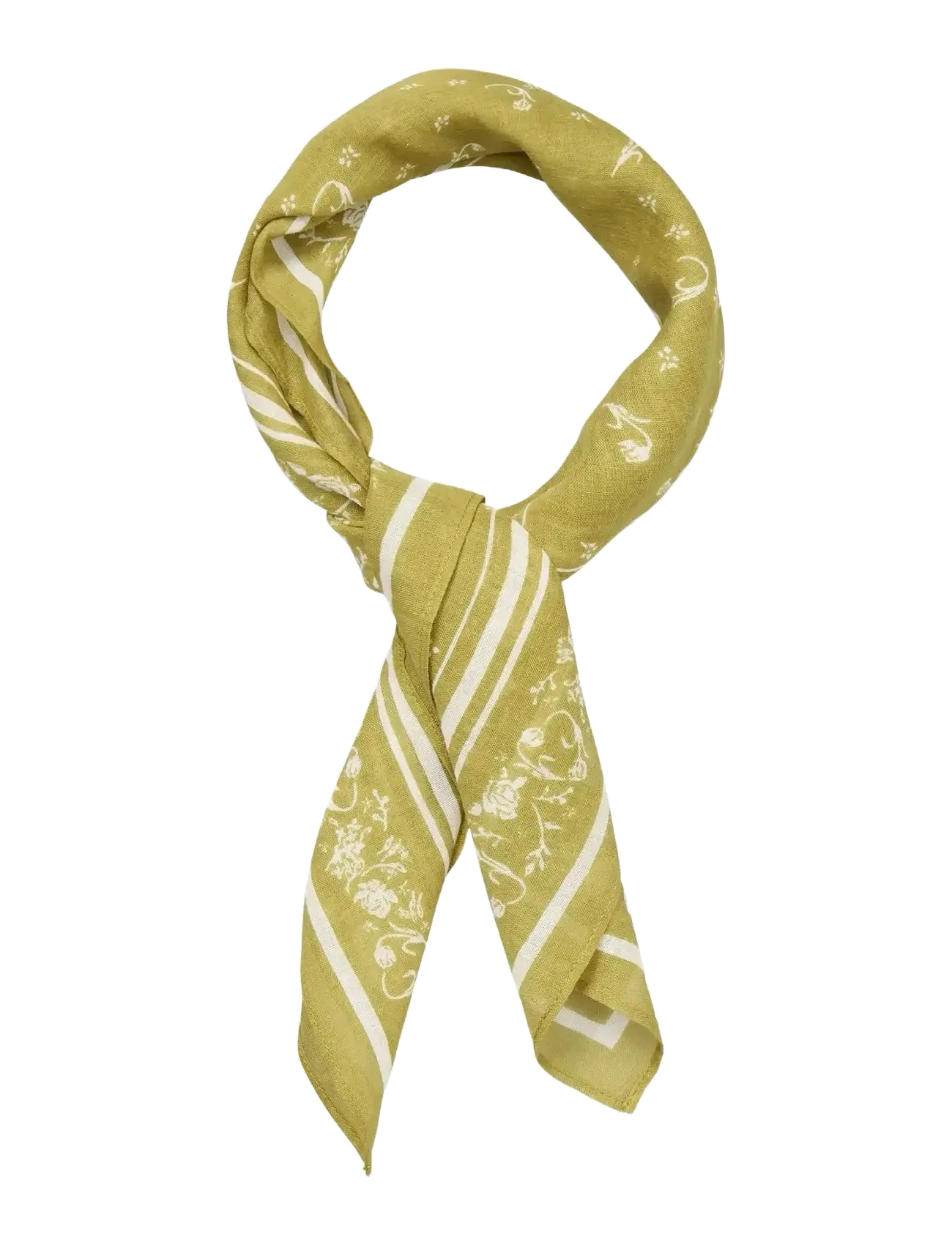 Becksöndergaard - Tulipa Cotta Scarf - skarelės - khaki green - 1