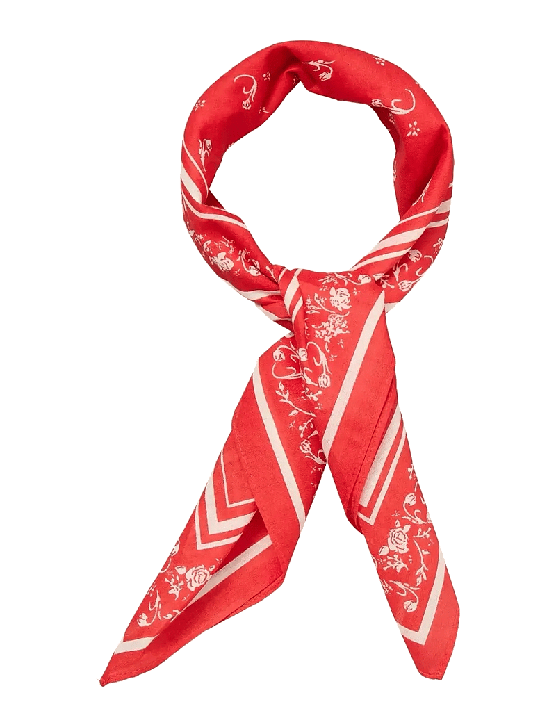 Becksöndergaard - Tulipa Cotta Scarf - modetrends - pompeian red - 1