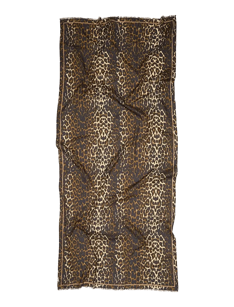 Becksöndergaard - Leopa Long Cotta Scarf - sjalar - multi col. - 0