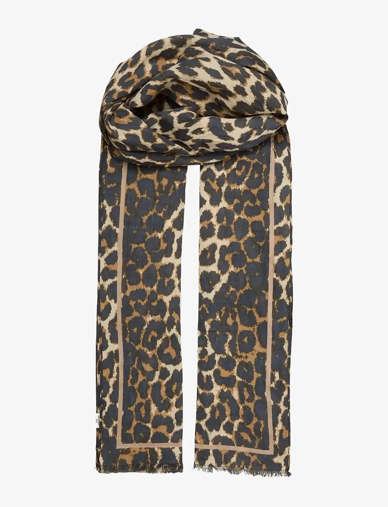 Becksöndergaard - Leopa Long Cotta Scarf - sjalar - multi col. - 1