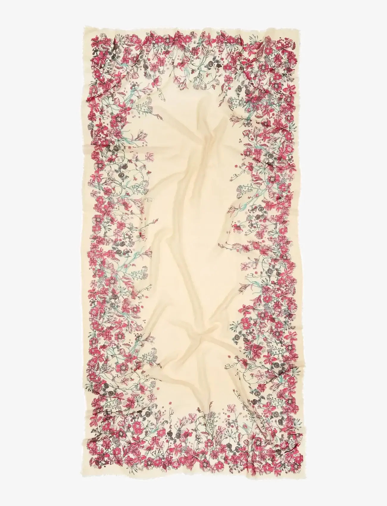 Becksöndergaard - Floralia Siw Scarf - moetrendid - buttercream white - 0