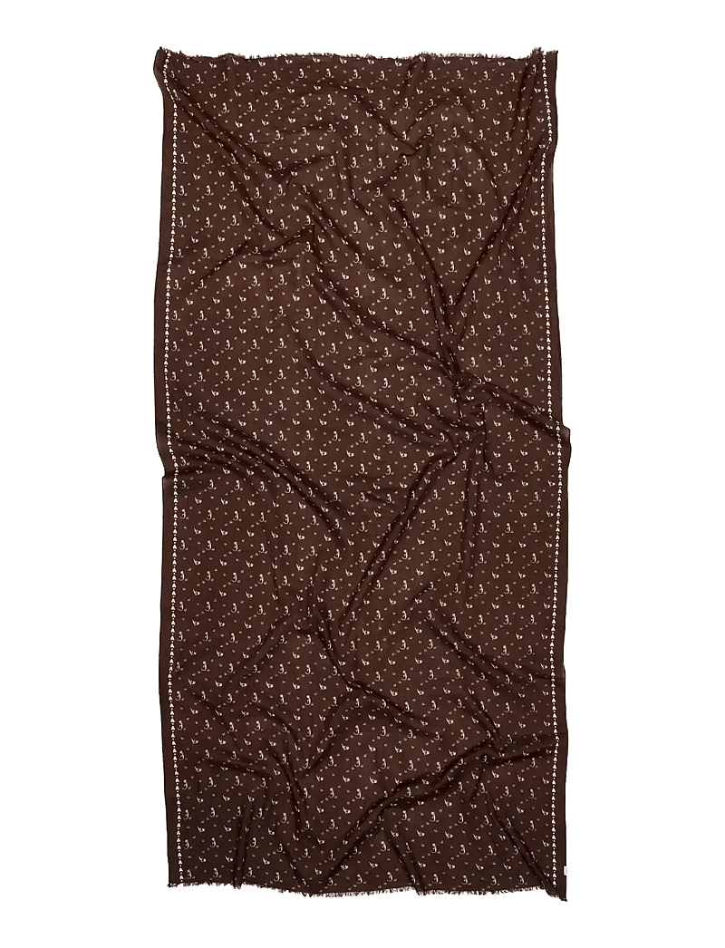 Becksöndergaard - Tulipa Long Cotta Scarf - modetrends - hot fudge brown - 0