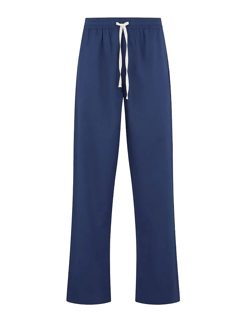 Becksöndergaard - Scallop Pyjamas Pants - Öö- ja puhkerõivad - navy blue - 1