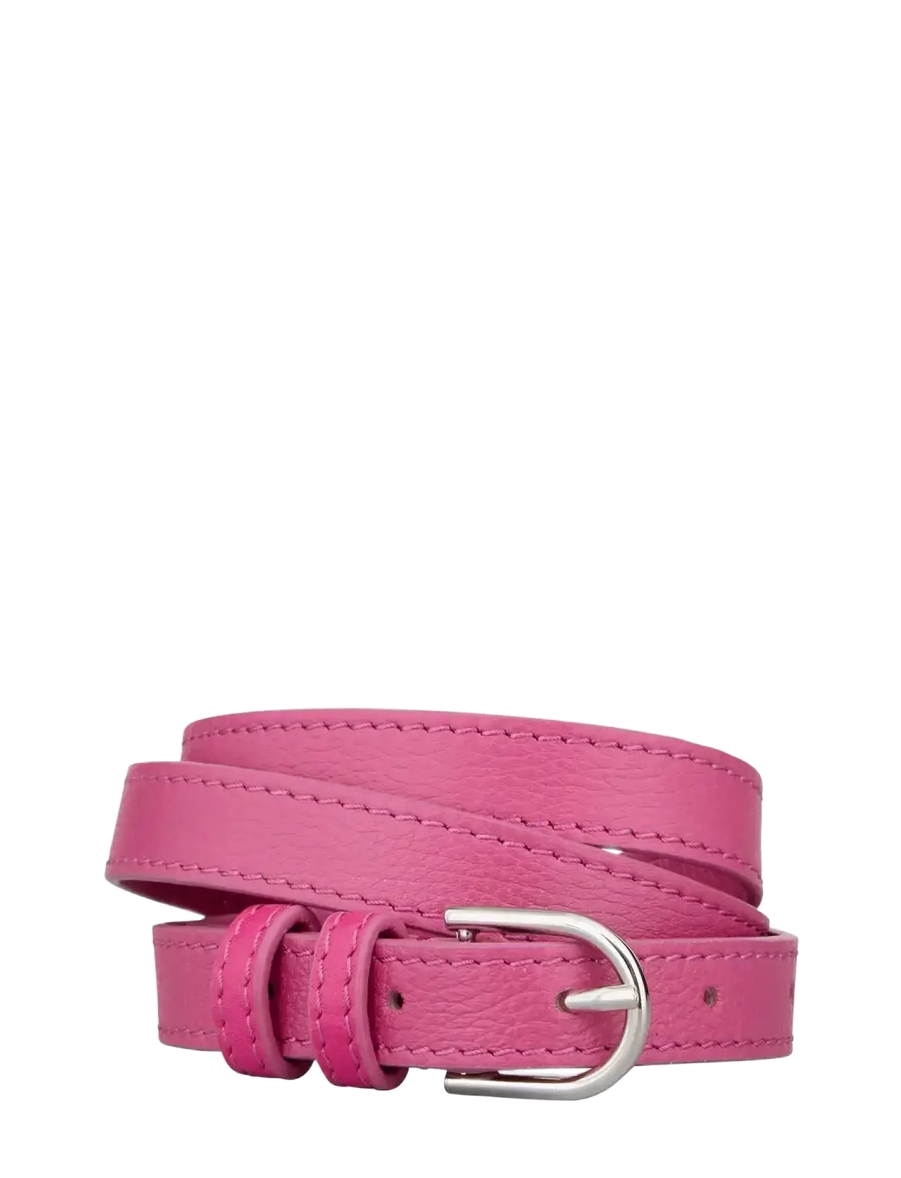 Becksöndergaard - Grain Zoe Belt - læderbælter - vivacious pink - 0
