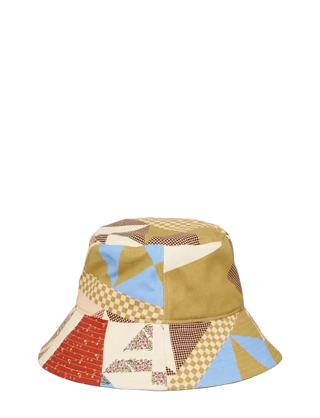 Becksöndergaard Quilta Bucket Hat - Accessories - KHAKI GREEN / multi