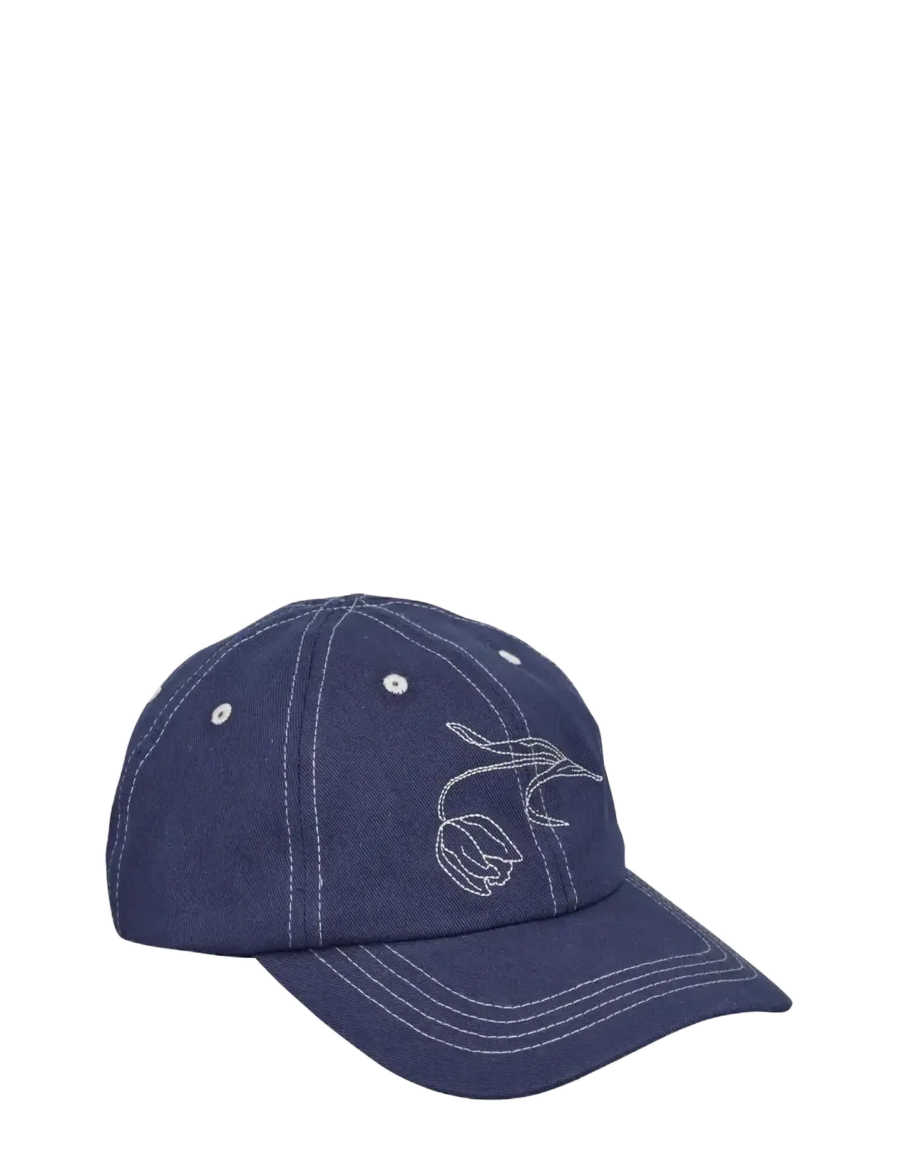 Becksöndergaard Tulipa Cotton Cap - Kollektsioonid - NAVY BLUE / navy