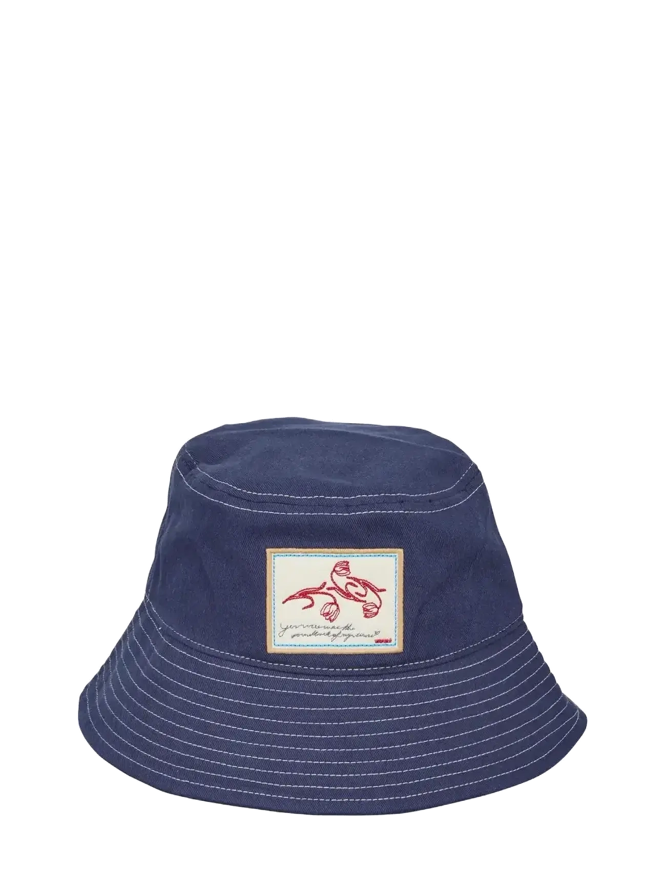 BECKSÖNDERGAARD Canvas Bucket Hat Navy - M/L - Damen