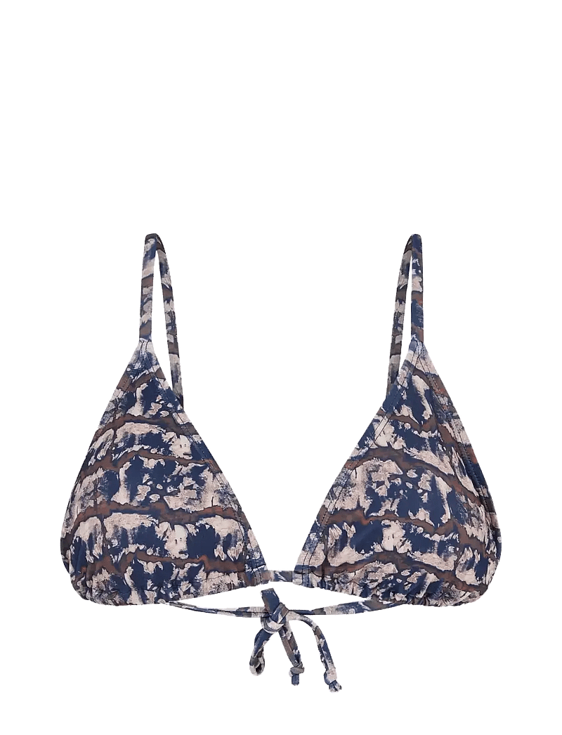 Becksöndergaard - Tinea Tiedye Bella Bikini Top - triangle bikinis - mocha brown - 0