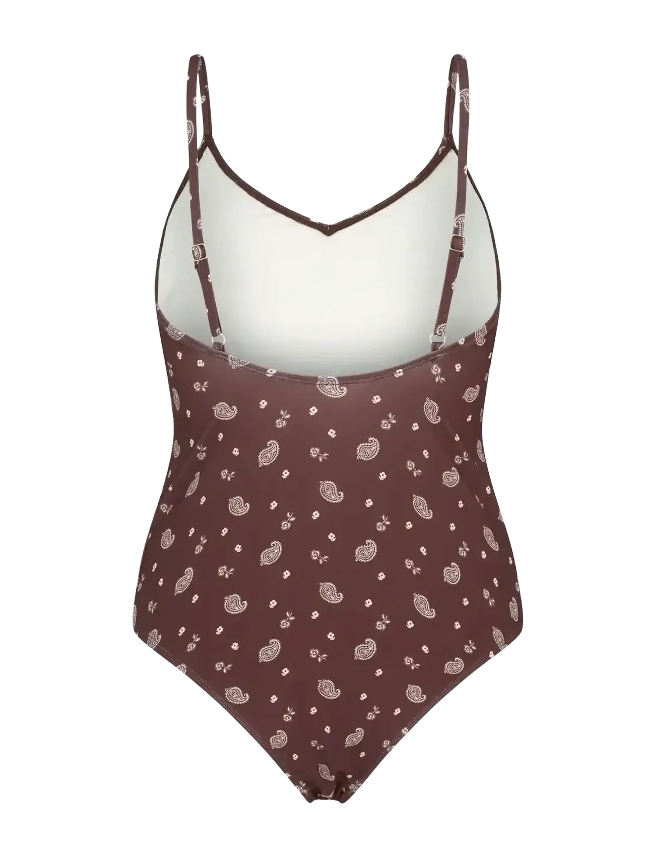Becksöndergaard - Bloom Paisley Bea Swimsuit - swimsuits - chocolate brown - 1