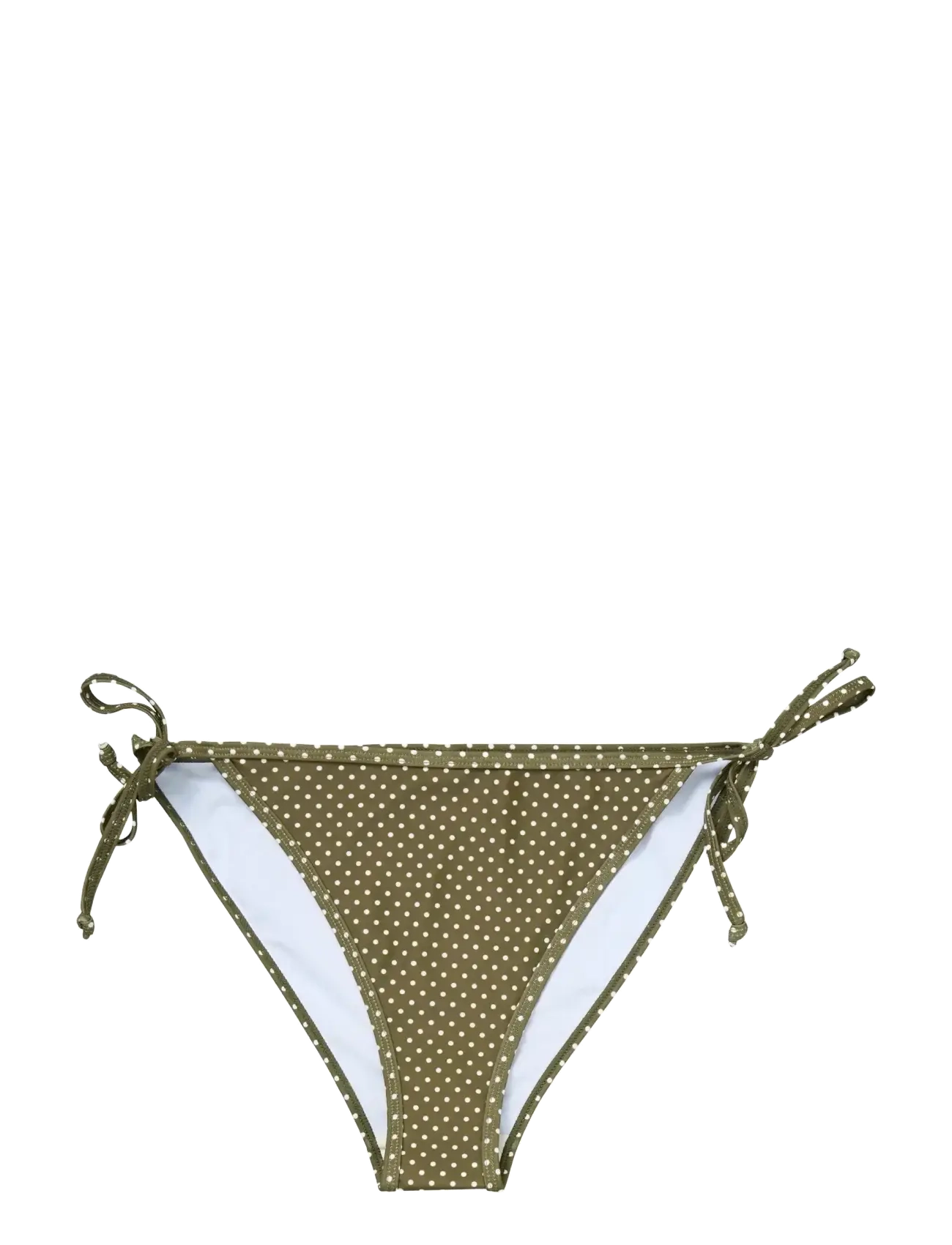 Becksöndergaard Polka Dot Baila Bikini Tanga - Bikini bottoms - DARK OLIVE / khaki/green