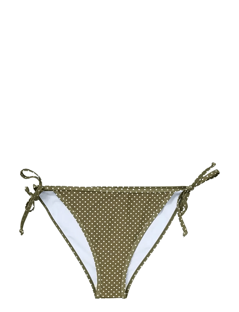 Becksöndergaard - Polka Dot Baila Bikini Tanga - side tie bikinier - dark olive - 0