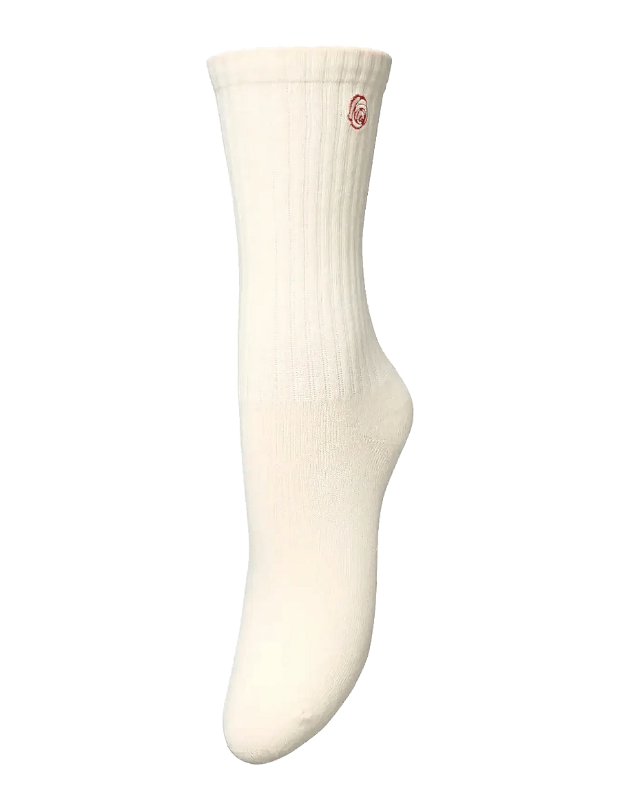 Becksöndergaard - Rosia Cotta Sock - klassikalised sokid - birch white - 0
