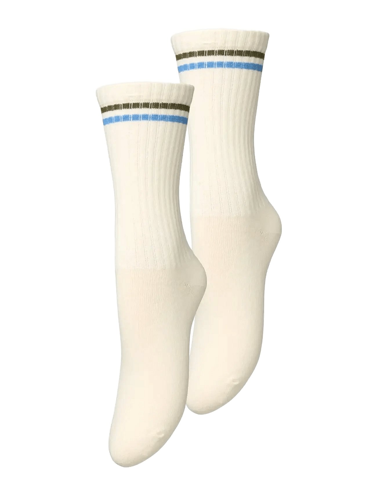 Stripea Cotta Sock 2 Pack - BIRCH