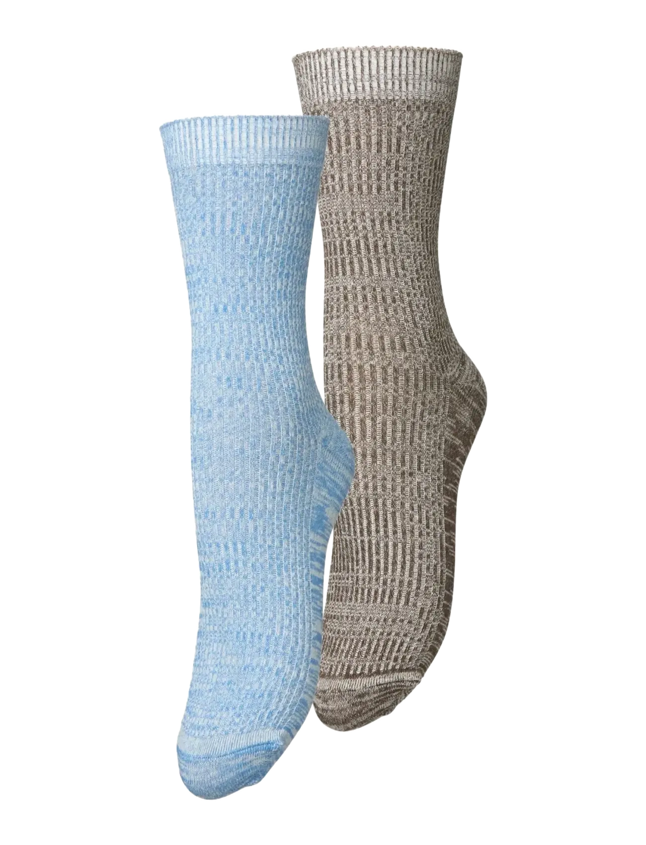 Becksöndergaard Mela Cotta Sock 2 Pack - Undertøj - BLUE/BROWN / blue