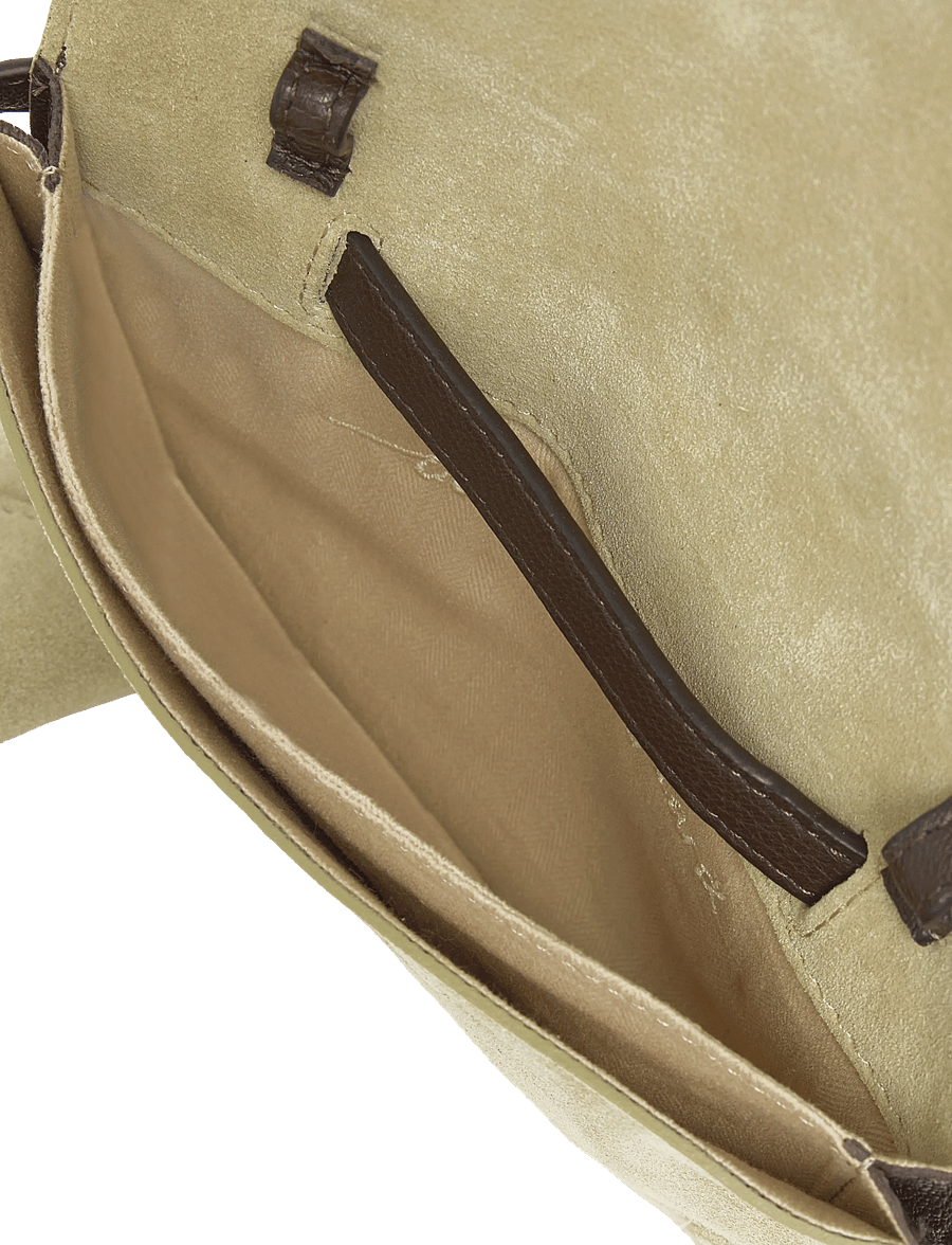 Becksöndergaard - Suede Beltch Bag - muotitrendit - moonstone yellow - 3