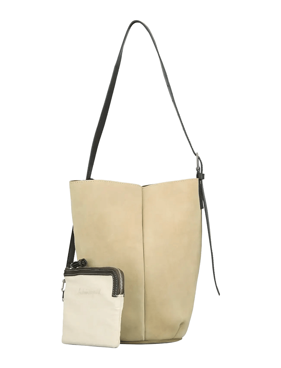 Becksöndergaard - Suede Tuli Bag - vinsældir í tísku - moonstone yellow - 1