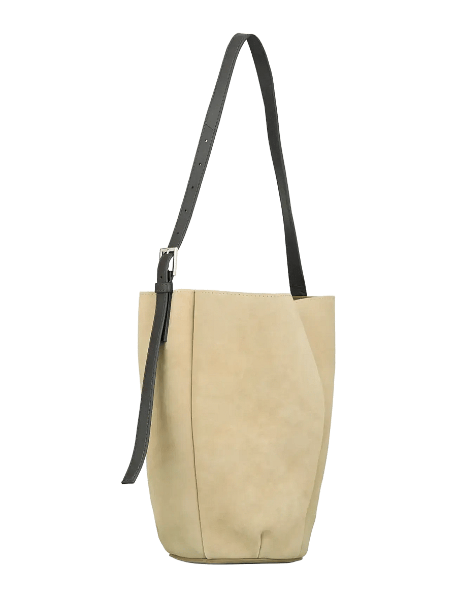 Becksöndergaard - Suede Tuli Bag - vinsældir í tísku - moonstone yellow - 2