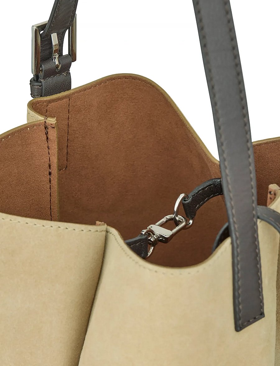 Becksöndergaard - Suede Tuli Bag - vinsældir í tísku - moonstone yellow - 3