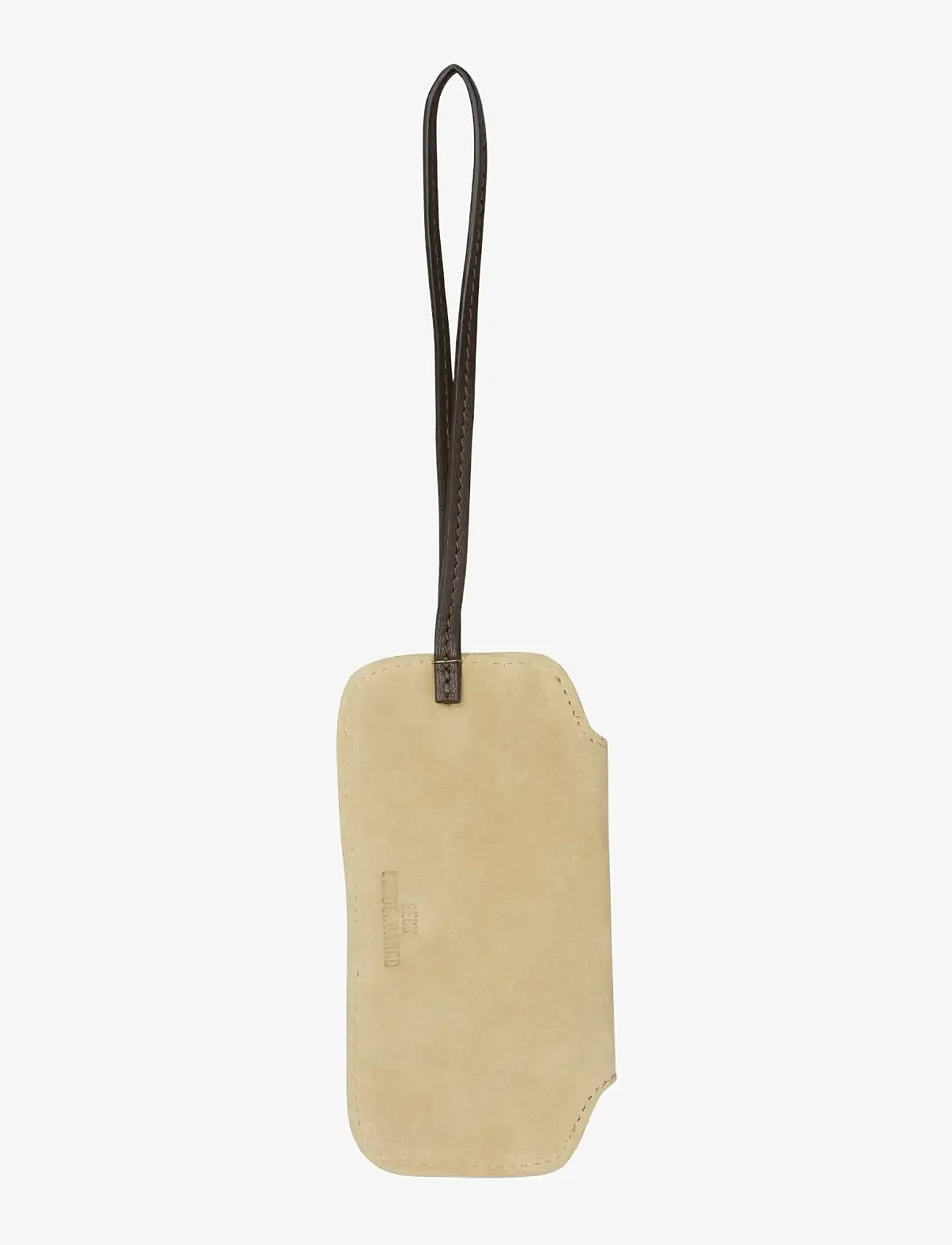 Becksöndergaard - Suede Sunglasses Bag - brilleetuier - moonstone yellow - 1