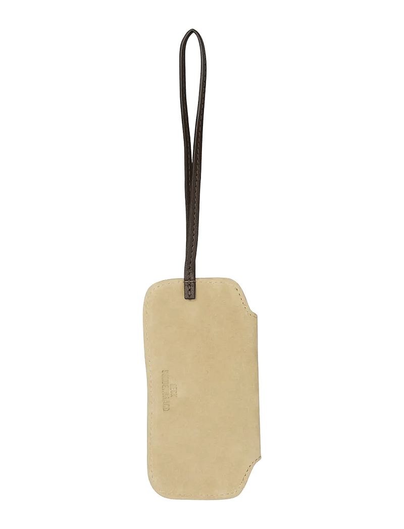 Becksöndergaard - Suede Sunglasses Bag - brilleetuier - moonstone yellow - 1