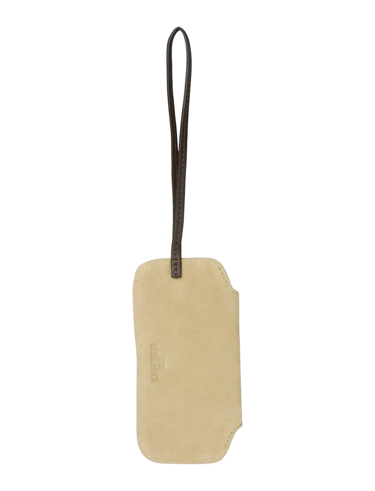 Becksöndergaard - Suede Sunglasses Bag - akinių dėklai - moonstone yellow - 1