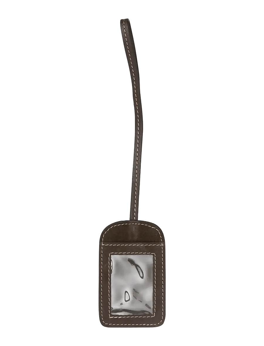 Becksöndergaard - Suede Travel Tag - bagagetiketter - chocolate torte - 1