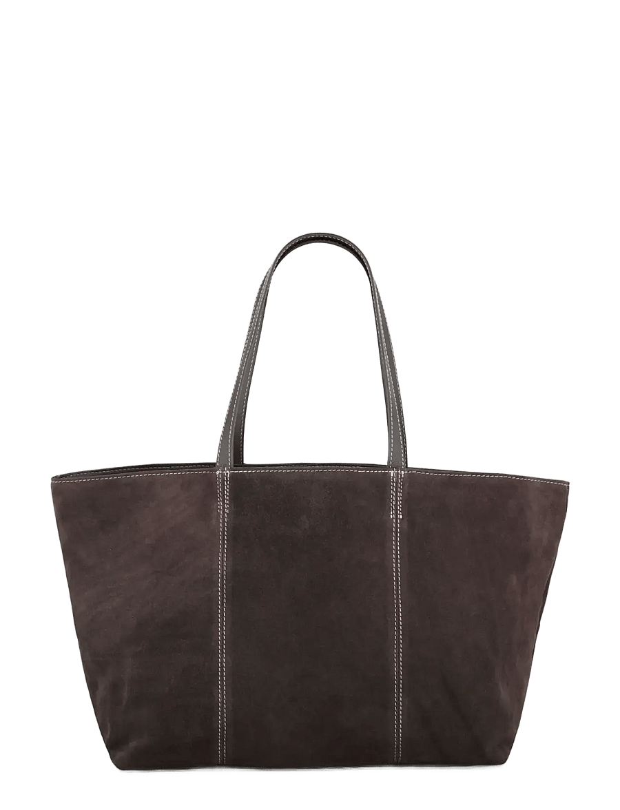 Becksöndergaard - Suede Elora Bag - tote-stiilis kotid - chocolate torte - 0