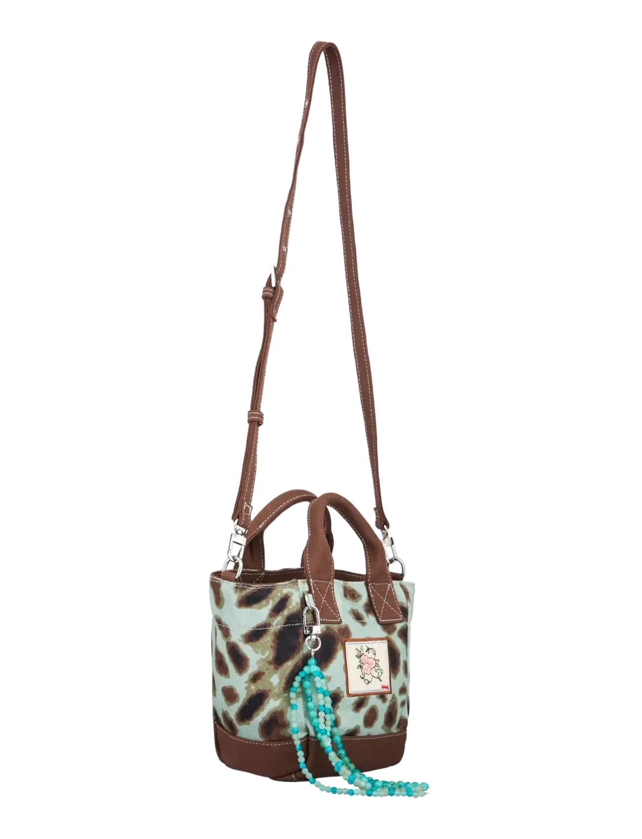 Becksöndergaard - Leola Canvas Gabby Bag - tote bags - aqua gray - 1