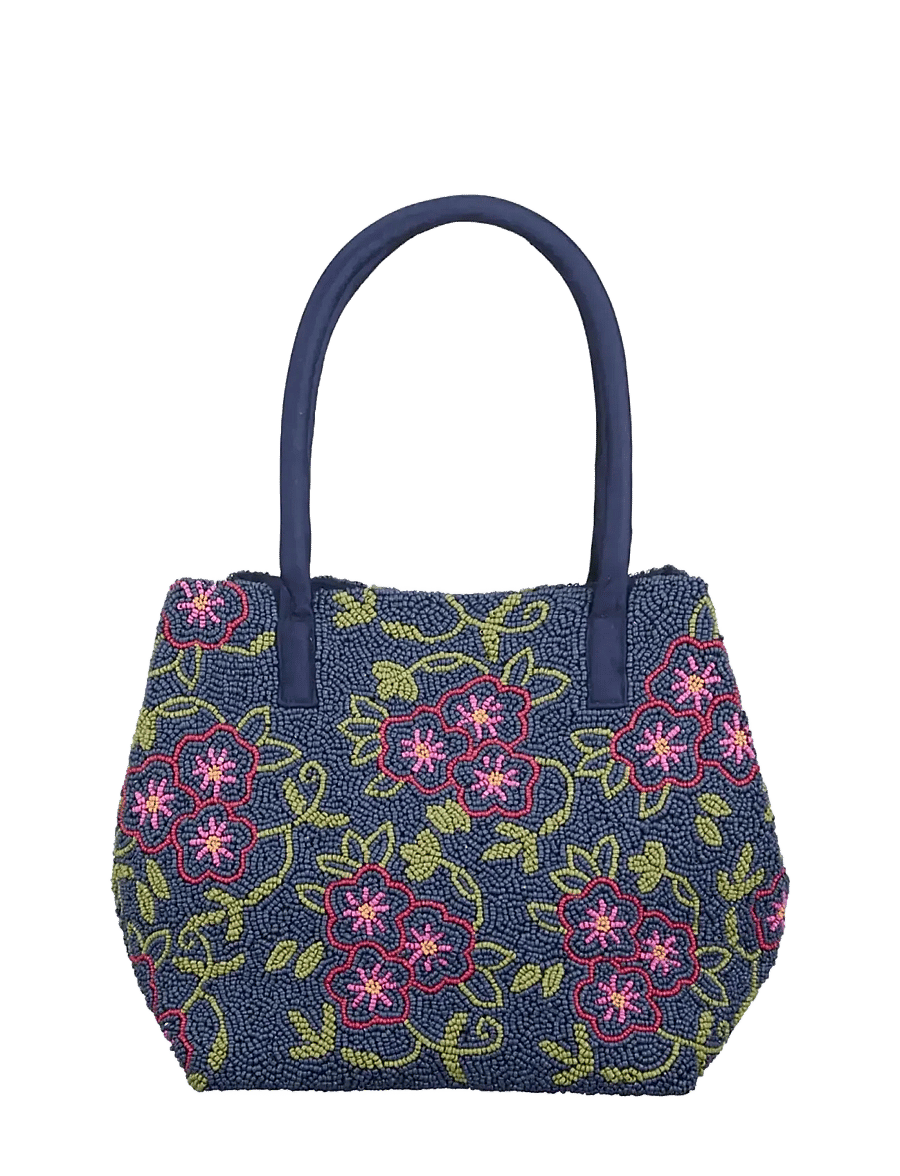 Becksöndergaard - Efloria Beaded Fiona Bag - særlige begivenheder - navy blue - 1