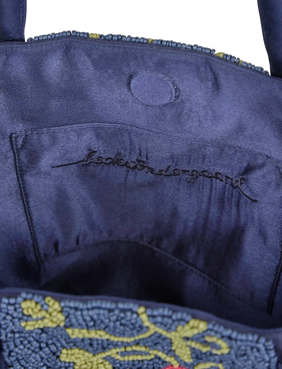 Becksöndergaard - Efloria Beaded Fiona Bag - særlige begivenheder - navy blue - 3