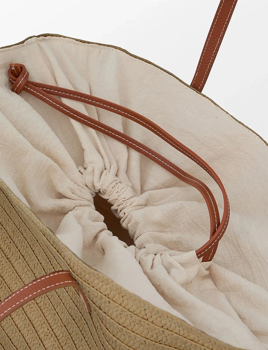 Becksöndergaard - Strawly Luca Bag - tote bags - dark nature - 1